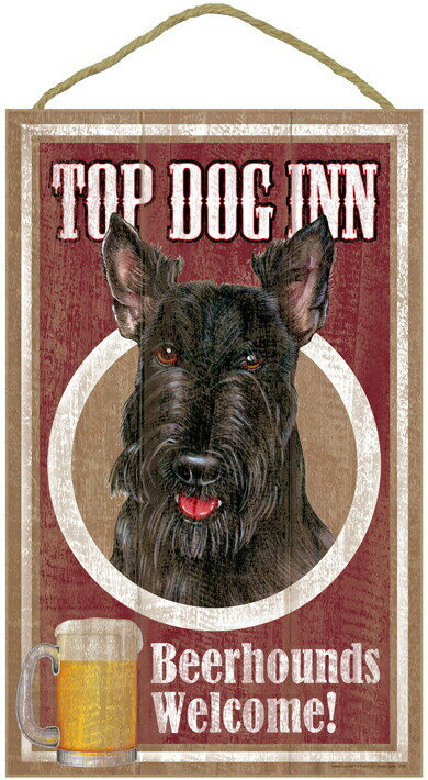 在庫限り　ウェルカムボード　ビッグサイズ　【スコティッシュ・テリア】輸入雑貨・犬雑貨・犬グッズ