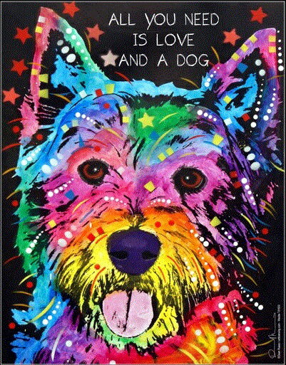 在庫限り　マットプリントDean Russo【ウエストハイランド・ホワイト・テリア/ウエスティ】輸入雑貨　..