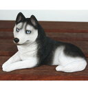 在庫限り フィギュア ドッグ 【シベリアンハスキー】輸入雑貨 犬雑貨 犬グッズ