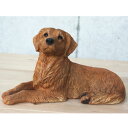 在庫限り フィギュア ドッグ 【ゴールデンレトリーバー/伏せ】輸入雑貨 犬雑貨 犬グッズ