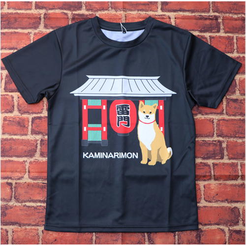 男女兼用Tシャツ　かみなりもんしばた【犬雑貨・犬グッズ・柴犬】 3