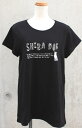 【在庫限り】レディースTシャツ(ロングサイズ) えいごでしばたさん ブラック【犬雑貨・犬グッズ・柴犬】