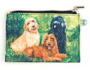 在庫限り フラットポーチ ラブラ・ドゥードゥル 【犬雑貨・輸入雑貨・犬グッズ・ラブラ・ドゥードゥル 】