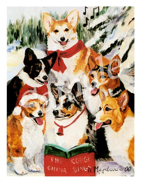クリスマスカード Ruth【コーギー】輸入雑貨　犬雑貨　犬グッズ クリスマス　クリスマスカード　Xmas