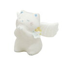 ちりめんオブジェ お祈り天使の子 猫【猫雑貨・ネコグッズ・ねこ・仏具・ペットメモリアル】