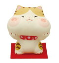 福々ほっぺ猫/トラ 置物 オブジェ 猫雑貨 猫グッズ・縁起もの