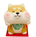 福々ほっぺ貯金箱 柴犬/茶 【柴犬/シバ】置物 オブジェ 犬雑貨 犬グッズ・縁起もの