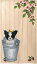 暖簾【のれん】 Papillon in bucket【犬雑貨・犬グッズ・パピヨン】 3,630円