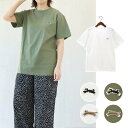 Tシャツ　わんにゃんワッペン刺繍【犬猫雑貨・イヌネコグッズ・Dog・Cat・ユニセックス・柴犬・黒柴】