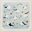 ☆ハンカチ☆ブルーシマエナガ【鳥雑貨・ことりグッズ】
