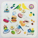 ☆ハンカチ☆セキセイドーナツ【鳥雑貨・ことりグッズ・セキセイインコ】