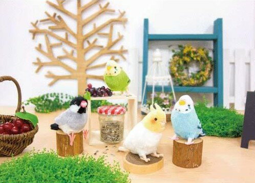ぬいぐるみ　ことりさん【鳥 雑貨・ことりグッズ☆セキセイインコ★オカメインコ★文鳥☆】
