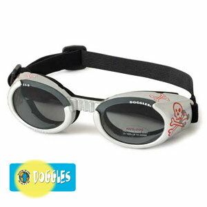 【Doggles　(ドグルス）】Silver Skull ILS2 Doggles （ILS2犬用ゴ ...