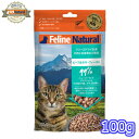 【FelineNatural(フィーラインナチュラル）】猫用フリーズドライビーフ＆ホキ100g お試しサイズ（100％ナチュラル生食キャットフード）【RSL】