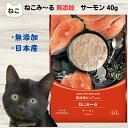 限定クーポンねこみ~る 無添加 サーモン 40g ねこみーる ペースト ねこぴゅーれ 猫 ウェット