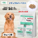 5%〜10%OFFクーポンナチュラルハーベスト NATURAL Harvest スキン&コート《皮膚・被毛ケア》 6kg×2袋 幼犬 成犬 高齢犬 皮膚 療法食...