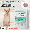 最大13%OFFクーポンナチュラルハーベスト NATURAL Harvest スキン&コート《皮膚・被毛ケア》 6kg 幼犬 成犬 高齢犬 皮膚 療法食 被毛、皮膚 療法食