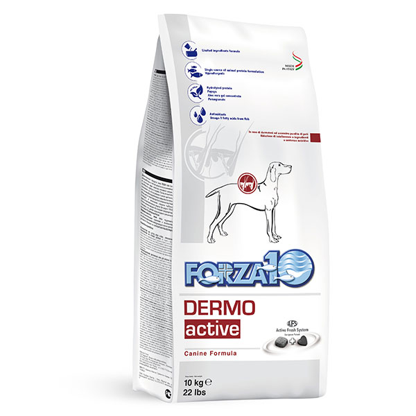 【送料無料】 フォルツァ10 デルモ アクティブ 皮膚 療法食 10kg Dermo Activeドッグフード FORZA10