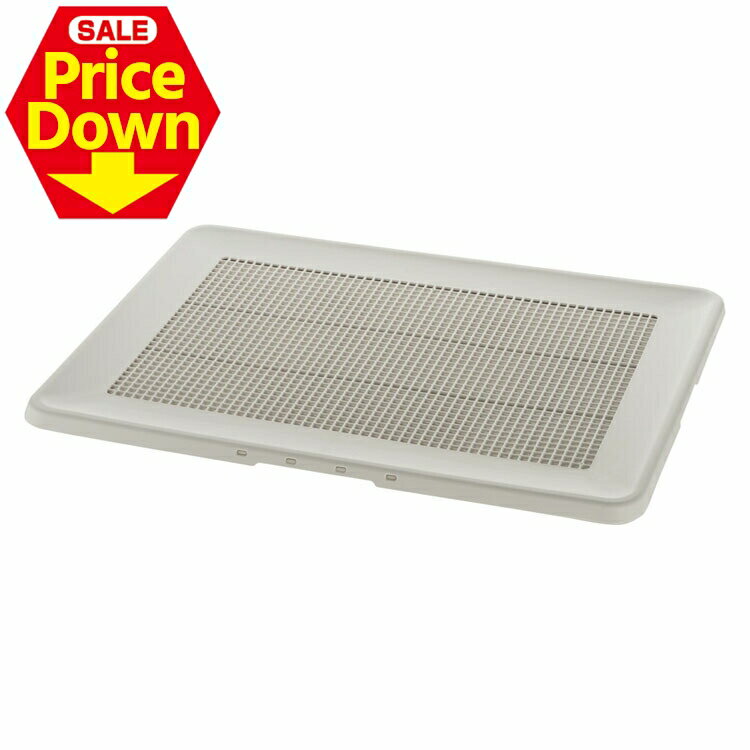 【10％OFF★SS限定】犬 トイレ お手入れ簡単 リッチェル エコルお掃除簡単フラットトレー ワイド グレー トレー トレー 薄型 用 SDGs バイオマス ペットシーツ Richell[2512SE]