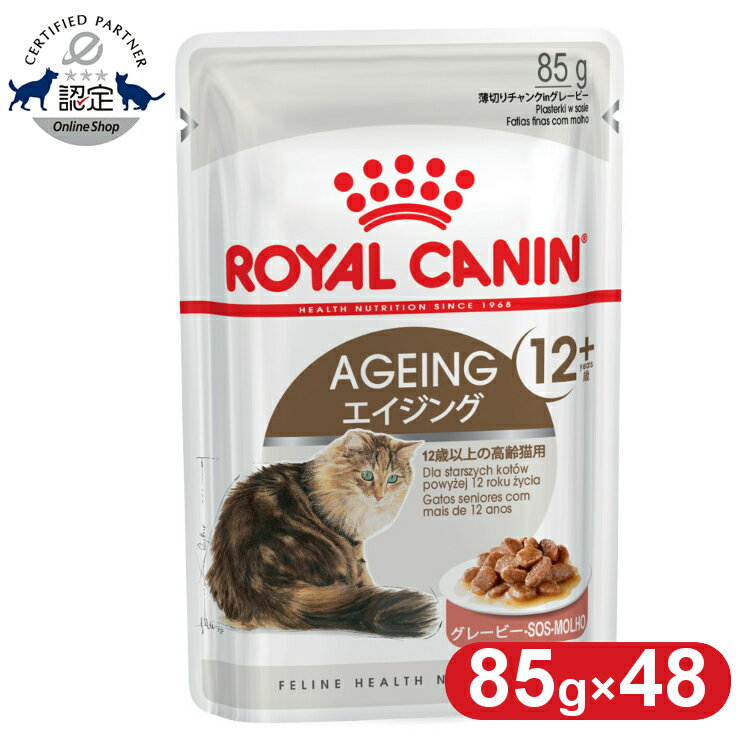  48Zbg CJi Lbg GCWO 12+ EFbg 85g 12Έȏ̍Lp VjAL Lbgt[h EFbgt[h pE` v~A Lpt[h ROYAL CANIN FHN-WET [9003579310151] rccf16 