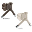 【最大400円クーポン!くらしにプラス】リッチェル NWウォーターノズル 水飲み 給水 サークル ケージ リッチェル ダブル 犬 ダークブラウン アイボリー