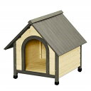 犬小屋 犬舎 ウッディ犬舎 WDK-750 (体高約50cmまで) 室外 中型犬用 犬小屋 ハウス 