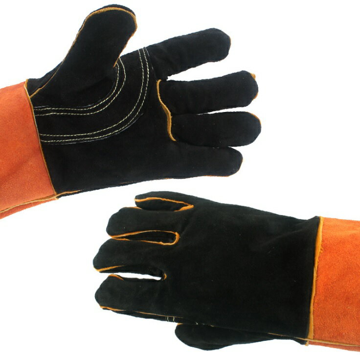 耐熱グローブ キャンプ グローブ バーベキュー BBQ グローブ クッキンググローブ ストーブ 焚き火台 溶接 薪ストーブ 耐熱手袋 作業用手袋 革手袋 ガーデングローブ 現場作業用 牛革 耐熱 耐摩耗性通販格安セール情報 楽天 通販