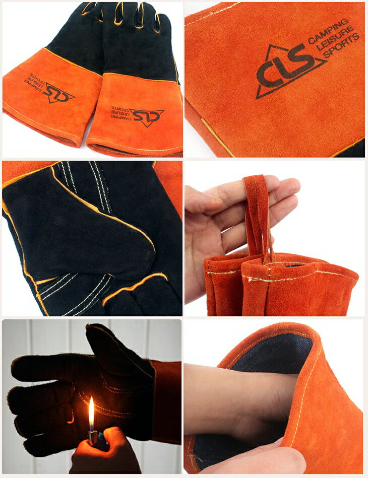 耐熱グローブ キャンプ グローブ バーベキュー BBQ グローブ クッキンググローブ ストーブ 焚き火台 溶接 薪ストーブ 耐熱手袋 作業用手袋 革手袋 ガーデングローブ 現場作業用 牛革 耐熱 耐摩耗性通販格安セール情報 楽天 通販