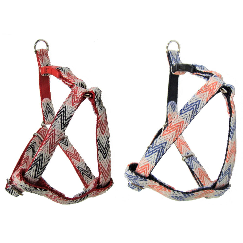 【抽選で最大100%ポイントバック！】 岡野製作所 シェブロンハーネス #15 (レッド、ネイビー)