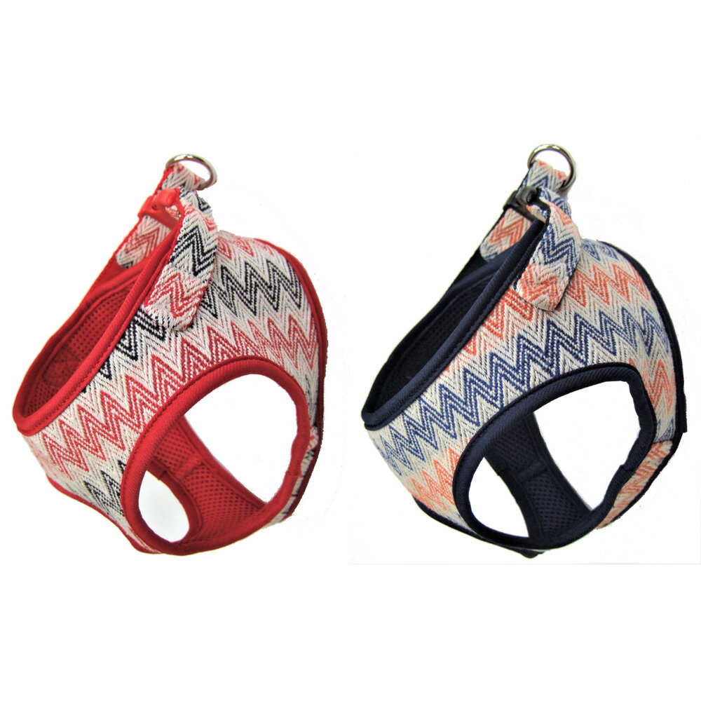 【抽選で最大100%ポイントバック！】 岡野製作所 シェブロンソフトハーネス S (レッド、ネイビー)