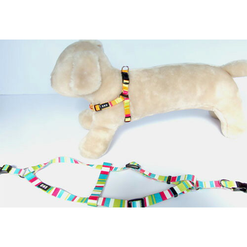 【抽選で最大100%ポイントバック！】 岡野製作所 レインボーハーネス ミニ 超小型犬用 (ブルー、オレン..