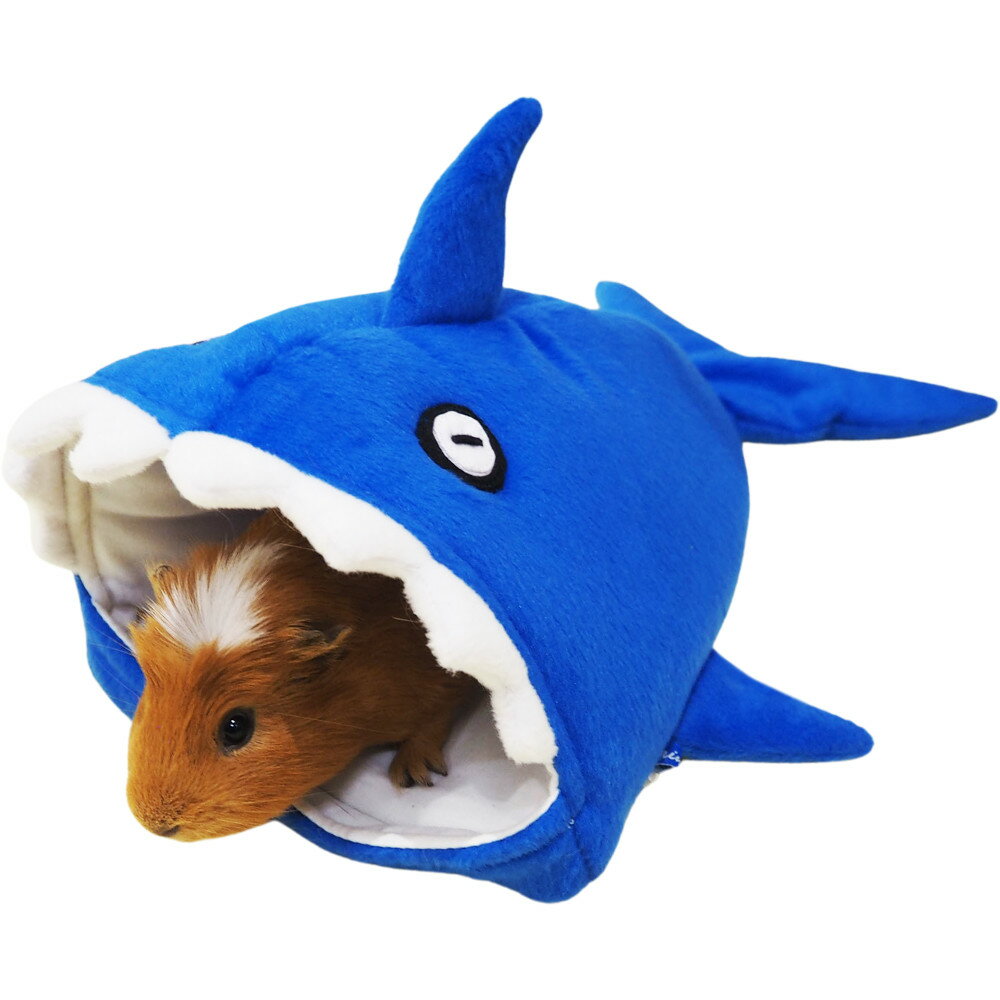 [ 正規品 送料無料 ] レインボー ガブガブサメの寝ぶくろ [ ハリネズミ モルモット 寝ぶくろ 置き型 2022 2023 ボア 鮫 ]