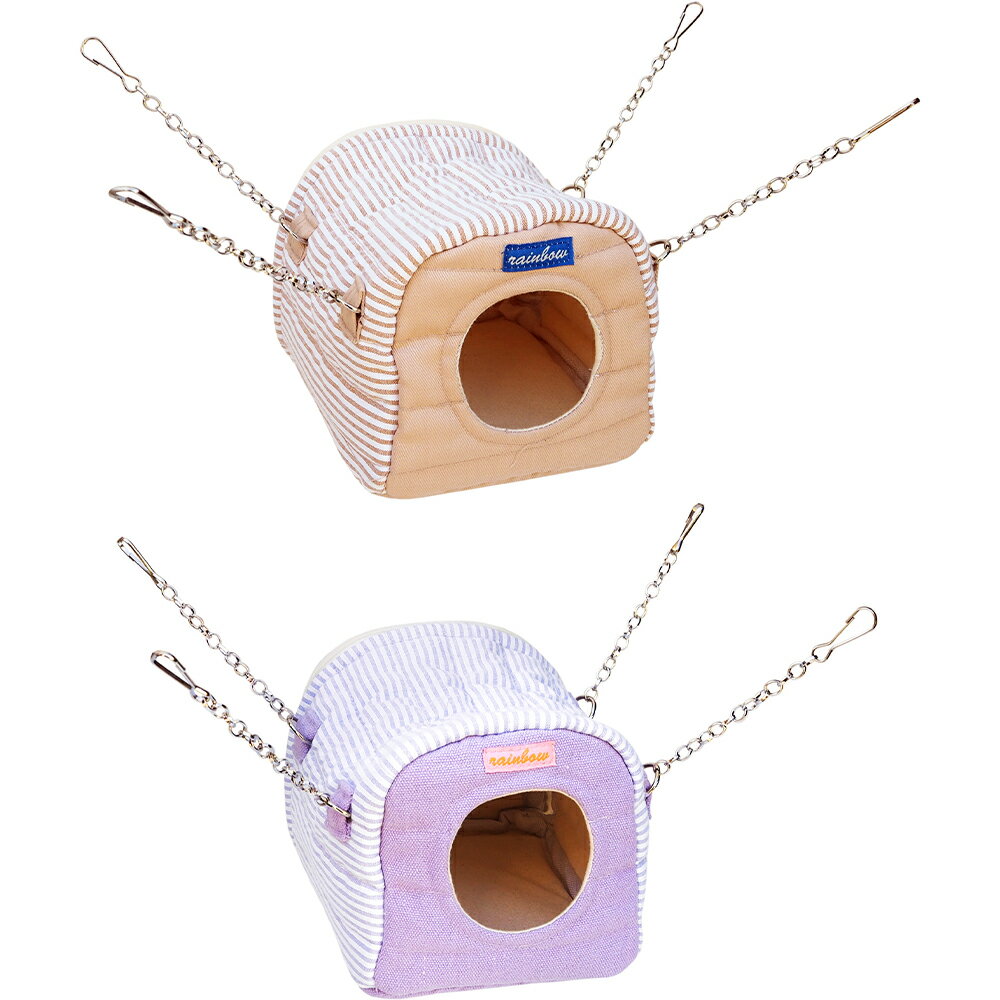 【抽選で最大100%ポイントバック！】 [ 正規品 送料無料 ] レインボー アーチのおうち ( ベージュ ラベンダー ) [ デグー モモンガ アーチ型 ハウス おうち リラックス お手入れ簡単 ケージ ]
