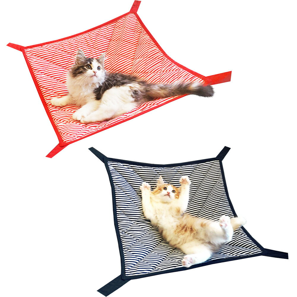 【抽選で最大100%ポイントバック！】 [ 正規品 送料無料 ] レインボー しましま猫のハンモック [ 猫 ハ..