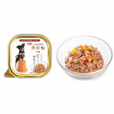 Domestic - わんわん 犬日和 ごろごろビーフ野菜入り 100g