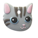 【抽選で最大100%ポイントバック!】 ワールド商事 ペットキーカバー 猫 サバトラ 【メール便配送可能】