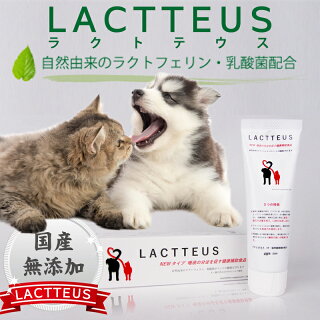 犬 猫 サプリメント ラクトテウス日本製 犬猫用 サプリメント 定形外発送