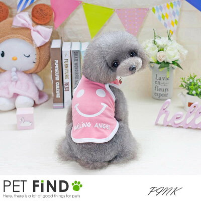 犬 服 スマイルニコちゃん タンクトップ S~XXL 犬の服