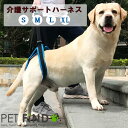 【20%OFFクーポン対象商品】PET FiND 犬用 介護サポートハーネス 後ろ足用 メッシュ生地 中型犬 大型犬 介護 老犬 怪我 リハビリ 歩行補助 障害犬 補助