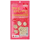 フリーズドライのササミ 粒タイプ犬用18g ママクック1番人気のフリーズドライのササミを与えやすい粒タイプにして仕上げました。国産鶏ササミの味、香り栄養をそのまま閉じ込めた食いつき抜群の1品です。 原材料名：鶏ササミ　 内容量：18g 原産国：日本 賞味期限はパッケージ裏面に記載 ▼成分表▼　　 　 粗たんぱく質 ・・・・86.7％以上 粗　脂　肪　 ・・・・ 5.2％以上 粗　繊　維　 ・・・・ 0％以下 粗　灰　分　 ・・・・4.6％以下 粗　水　分　 ・・・・3.5％以下 熱量（100g当り） ・・・・ 390kcal 犬の大きさ(体重） 給与量の目安 （1日） 幼犬・超小型犬(5kg未満)〜8g 小型犬(5kg〜10kg)8g〜14g 中型犬(10kg〜20kg)14g〜23g 大型犬(20kg以上)23g~ ママクック製品ラインナップ