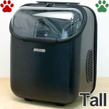 【200】 GEX OSOTOキャリー トラベラー tall ブラック超小型犬 小型犬 猫 軽量 リュック式 リュック型 キャリーケース キャリーバッグ ハード オソトローラー オソトキャリー トール オシャレ かっこいい お出かけ 黒 ジェックス
