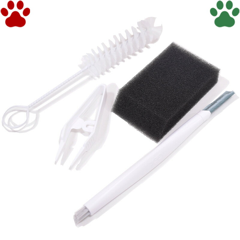  GEX　ピュアクリスタル　お手入れセット掃除　ブラシ　スポンジ　ピンセット　犬用　猫用　ジェックス