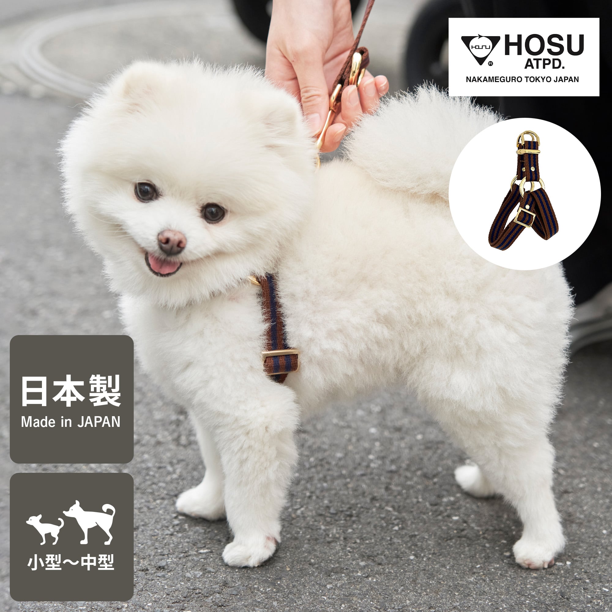 日本製 ドッグハーネス 単品 小型犬 中型犬 負担が少ない 