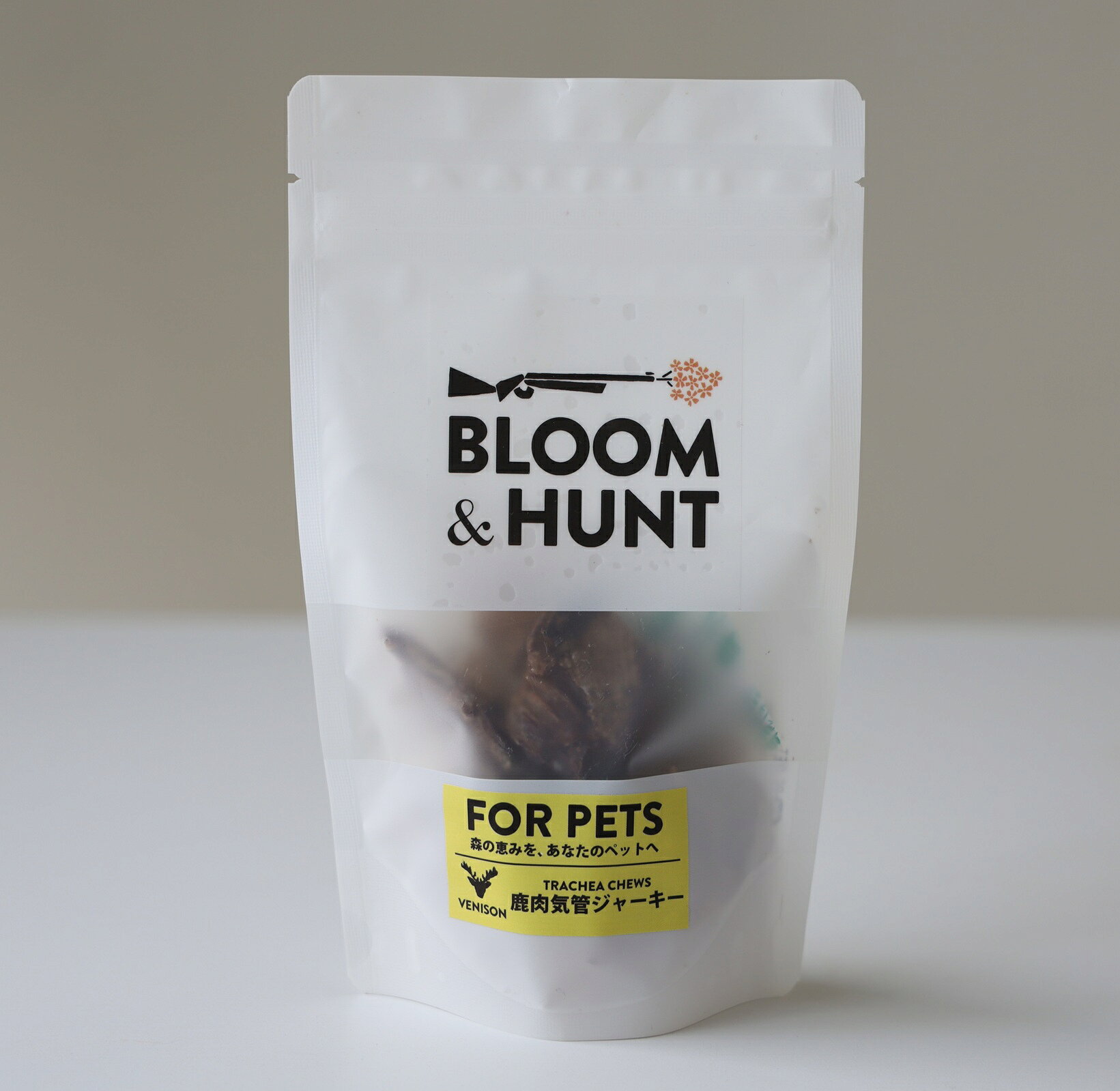 BLOOM＆HUNT 気管 ジャーキー 25g　ジビエ 高たんぱく 低脂質 低脂肪 低カロリー ...