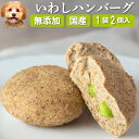 犬 猫用 イワシハンバーグ(1袋2個入) 無添加 国産 手作りご飯 高たんぱく 低脂肪 体重管理 骨 関節ケア 老犬 シニア犬 小型犬向け 偏食でも食いつき抜群 冷凍ストック