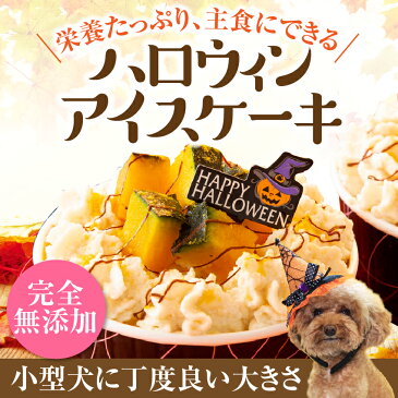 犬用 アイス ケーキ(ハロウィン アイスクリーム)無添加 国産 ハロウイン スイーツ お菓子【クール便】