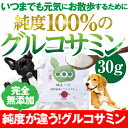 犬・猫の関節の元気をサポート(純度100%の グルコサミン)【メール便送料無料】無添加・サプリメント