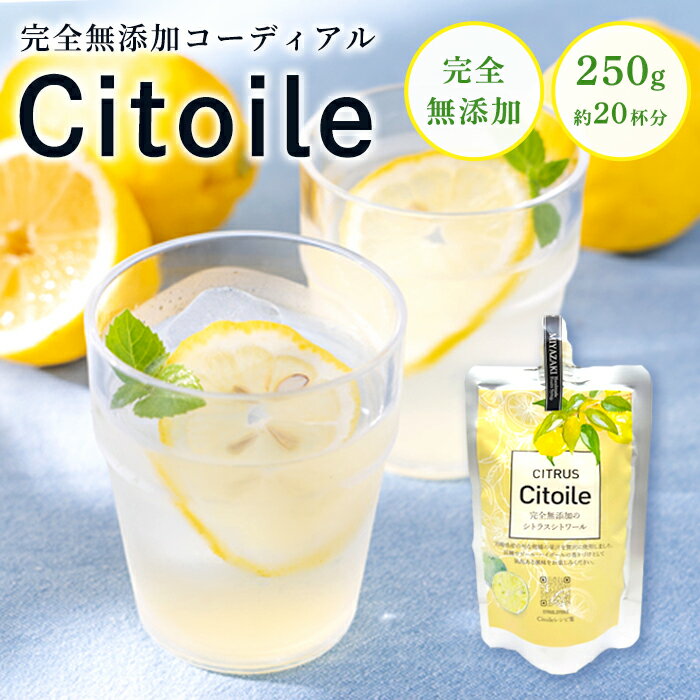 CITRUS Citoile 美容ドリンク 250g 無添加 コーディアルシロップ ノンアルコール シロップ カクテル レ..