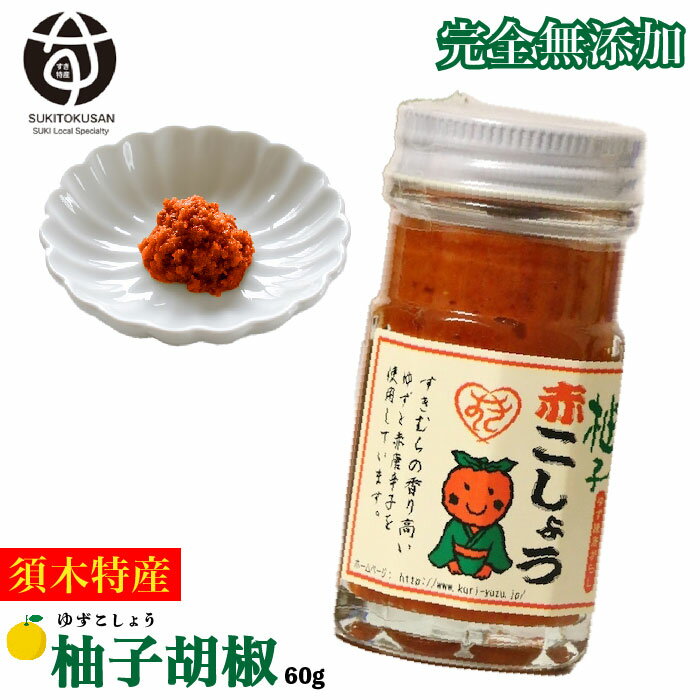 赤ゆずごしょう(瓶入り) 60g 宮崎県産 柚子胡椒 調味料