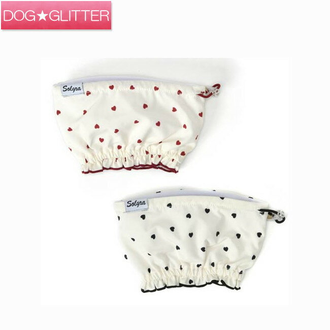 Mufflers - ソルグラ ハート柄クールネック小型犬 犬用バンダナ 夏用 冷温グッズ 冷感素材 Solgra